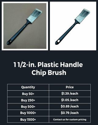 Economic 1 ½ Inch Paint Brushes.
