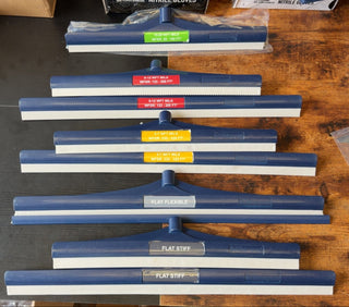 Flat vs. Notched Squeegees