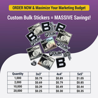 Custom Stickers in 3", 4", & 5" Sizes