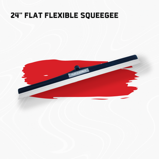 Blue Frame Squeegee | Flat & Notched Options (18" & 24")