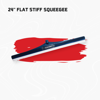 Blue Frame Squeegee | Flat & Notched Options (18" & 24")