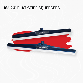 Blue Frame Squeegee | Flat & Notched Options (18" & 24")
