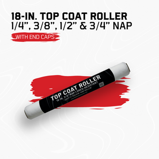 18 In. Top Coat Roller w/ End Caps.