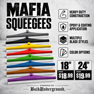Mafia Squeegee | Heavy-Duty Epoxy Floor Squeegee (18" & 24")