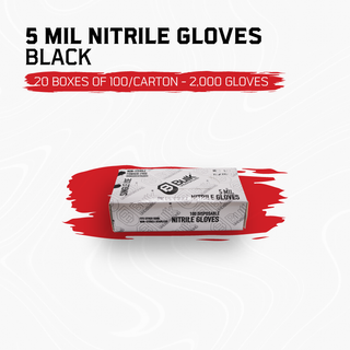 5 Mil Nitrile Gloves (20 boxes of 100 / master carton)