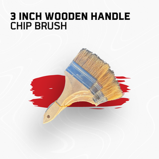 Throw Away 100% Natural Bristle 3 in Chip Brush.