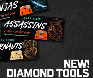 Assassins — 16-Grit Extra-Soft Bond Diamond Tooling
