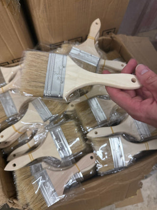 Throw Away 100% Natural Bristle 3 in Chip Brush.