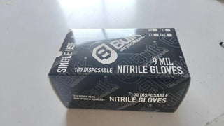 9 Mil Nitrile Gloves (10 boxes of 100 pieces / master carton)